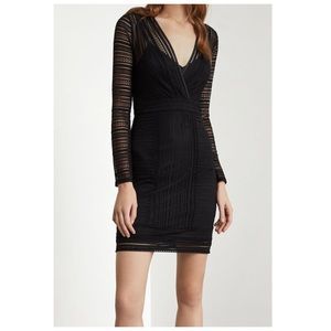 BCBGMaxazria Cocktail Dress sexy Prom Homecoming Cocktail Long Sleeve Lace